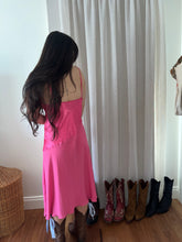 Load image into Gallery viewer, Pink Slip Ruffle Dress
