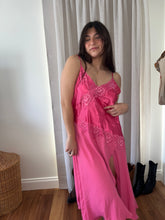 Load image into Gallery viewer, Pink Slip Ruffle Dress
