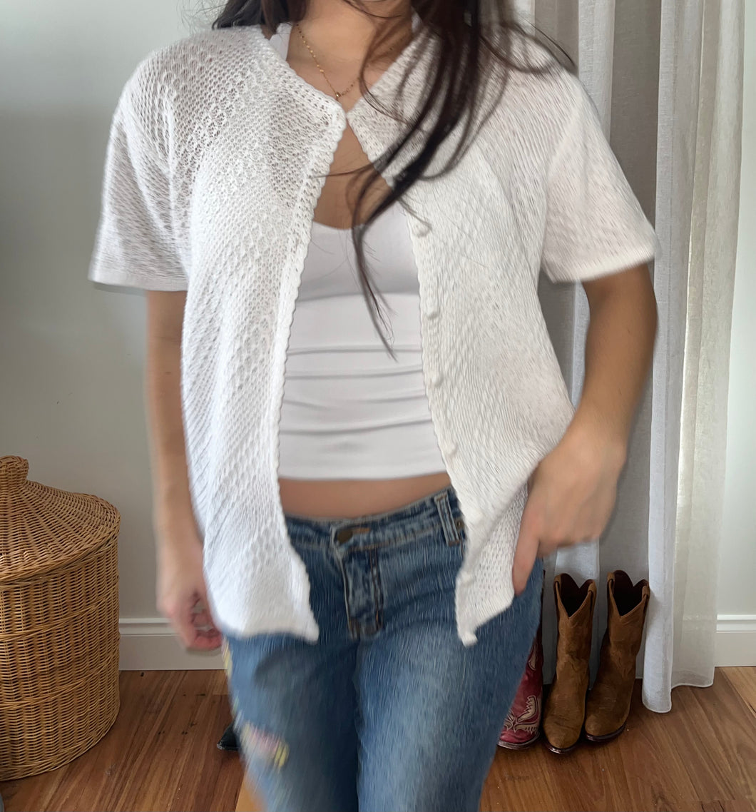 Knit Button Up Top