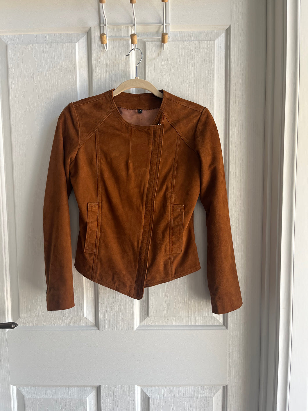 Suede Moto Jacket