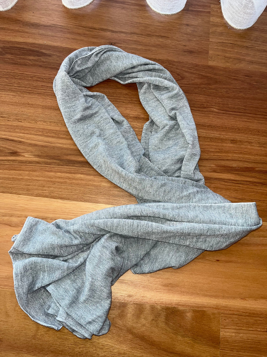 Grey Shimmer Scarf