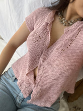 Load image into Gallery viewer, Pink Crochet Cardigan
